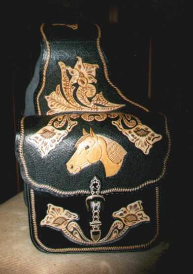 Carved Saddlebags