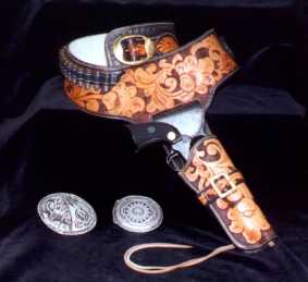 Carved Western Holster